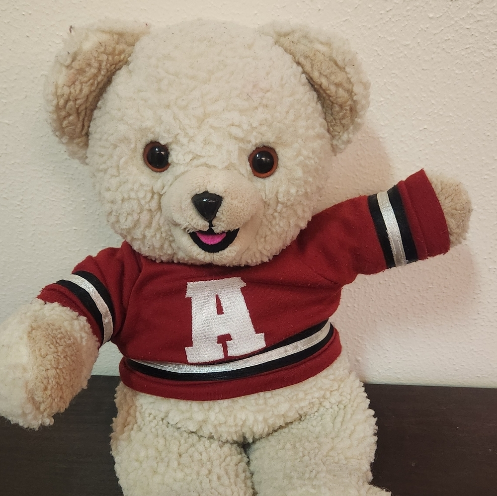 Vintage Alabama Crimson TideSnuggle Bear Plush